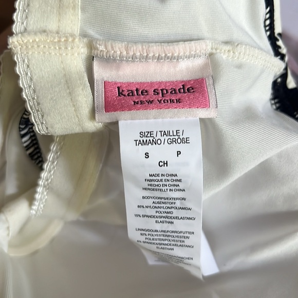 SALE kate spade Strapless Bandeau Swimsuit with Detachable Straps - Picture 10 of 10